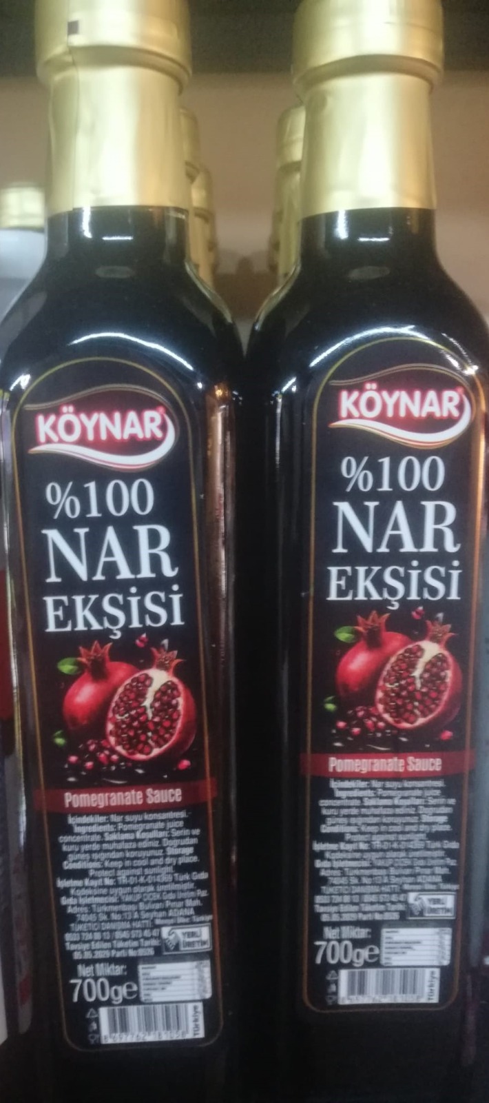 Köynar nar ekşisi 700g